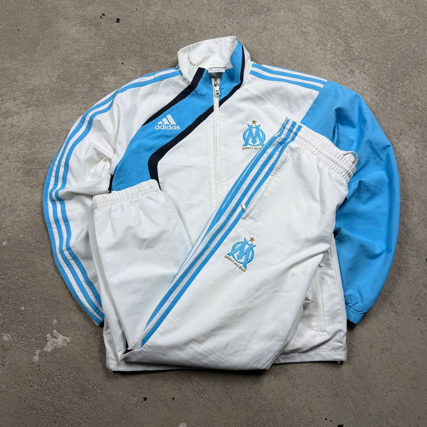 Adidas Olympique Marseille Tracksuit (S)